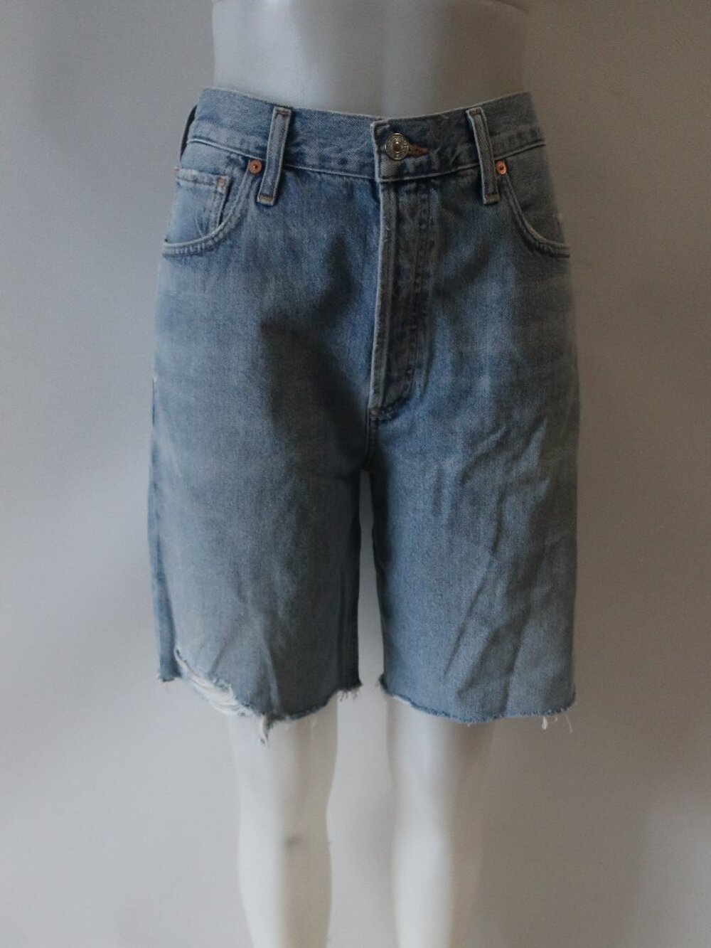 NWT Womens COH Citizens of Humanity (Item-212) Blue Ambrosio High Road Short 28 - Picture 4 of 11
